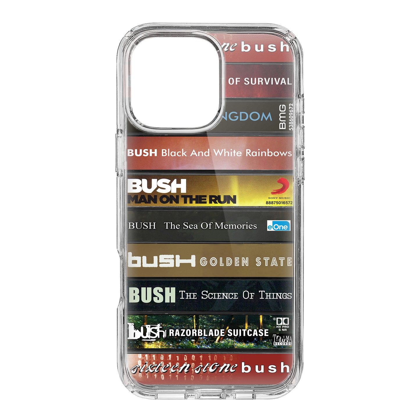 Bush Albums Cassette Collection Retro Phone Case