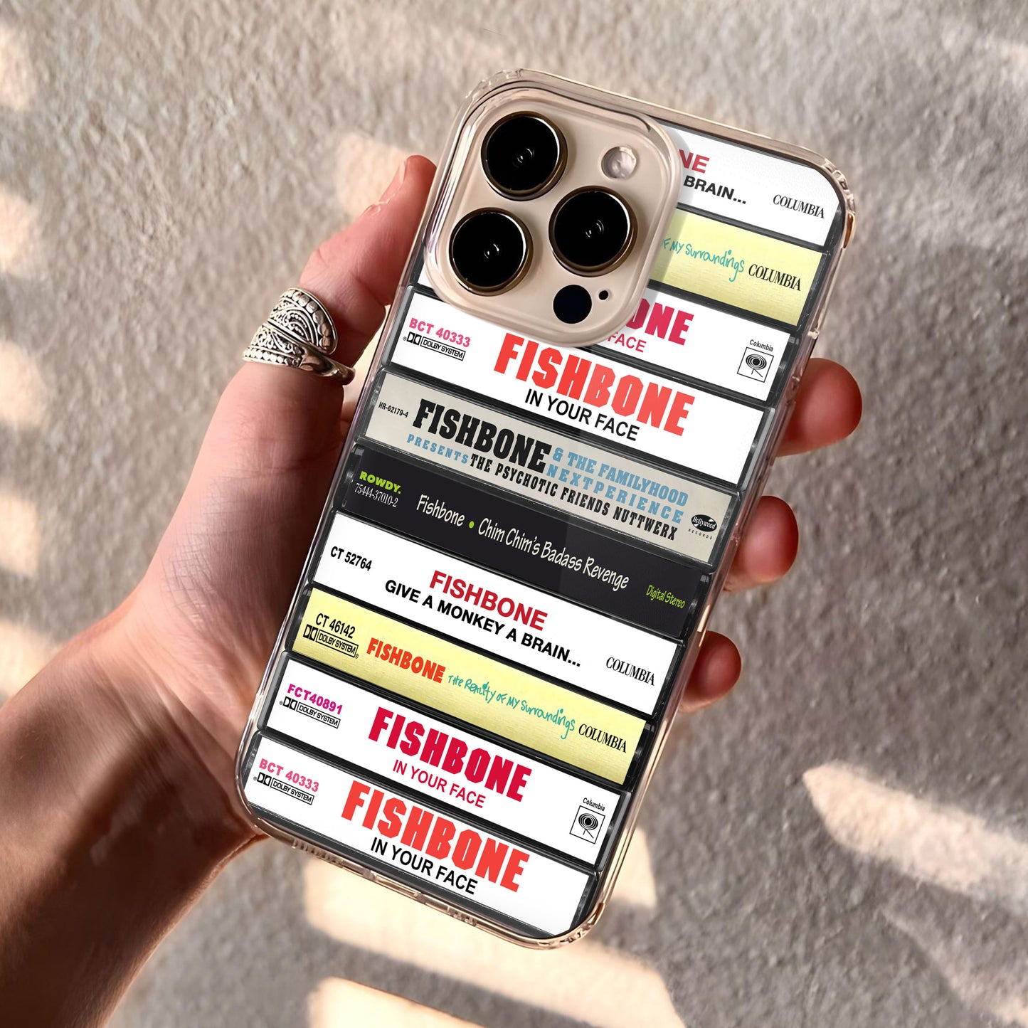 Fishbone Albums Cassette Collection Retro Phone Case
