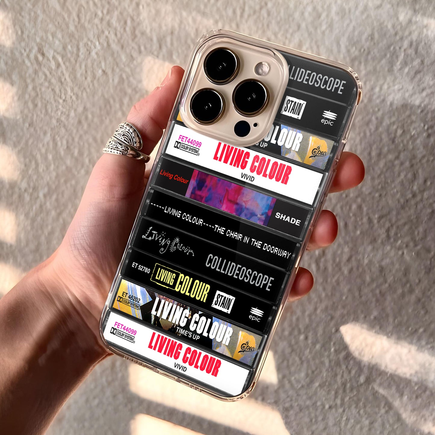 Living Colour Albums Cassette Collection Retro Phone Case