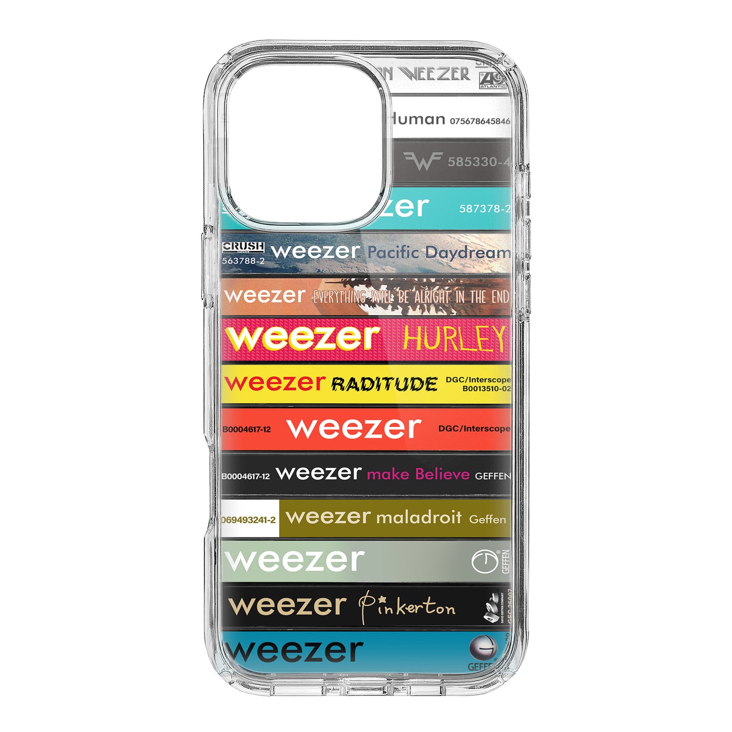 Weezer Albums Cassette Collection Retro Phone Case