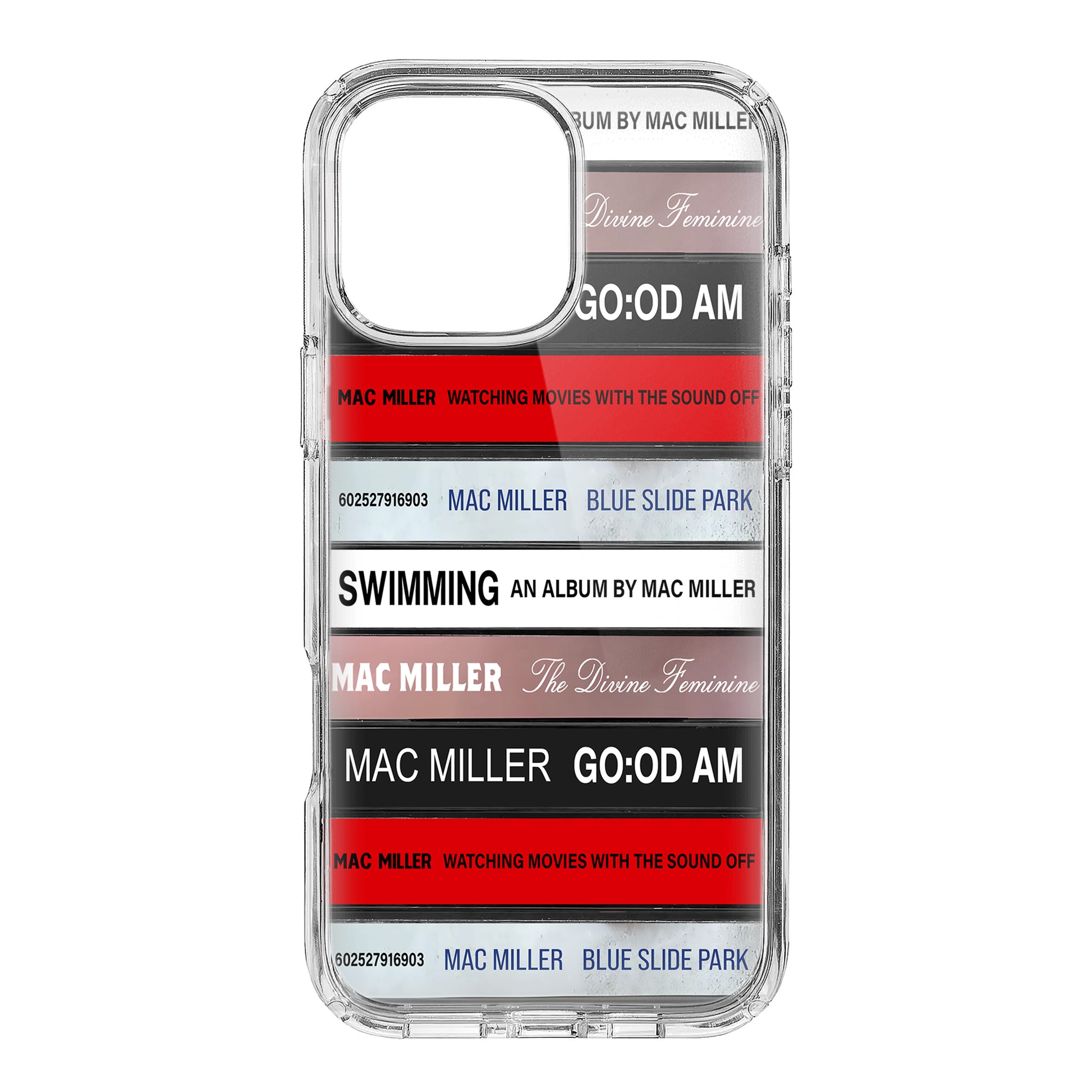 Mac Miller Albums Cassette Collection Retro Phone Case MTervoDesign Mac Miller Albums Cassette Collection Retro Phone Case MTervoDesign
