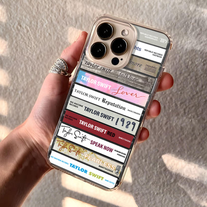Taylor Swift Albums Cassette Collection Retro Phone Case