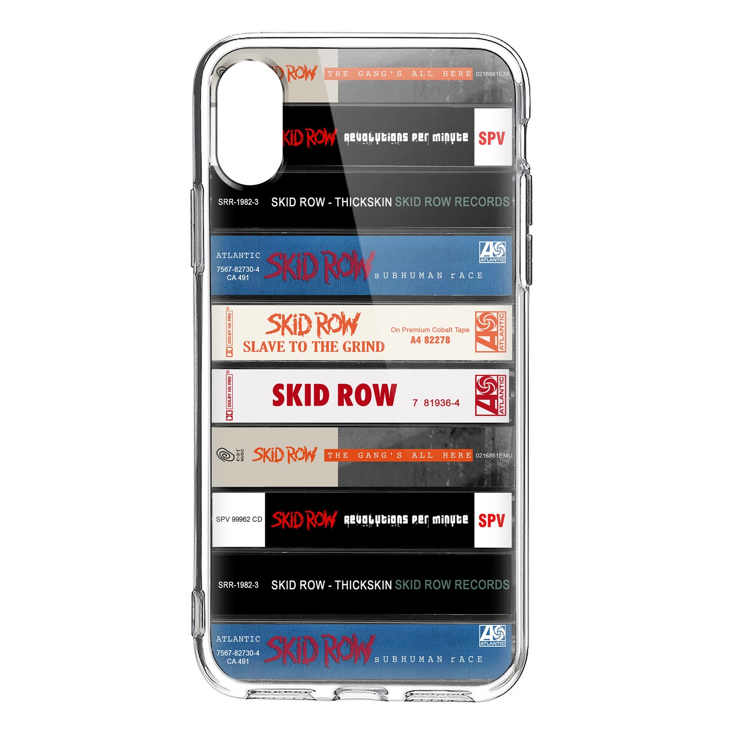 Skid Row Albums Cassette Collection Retro Phone Case