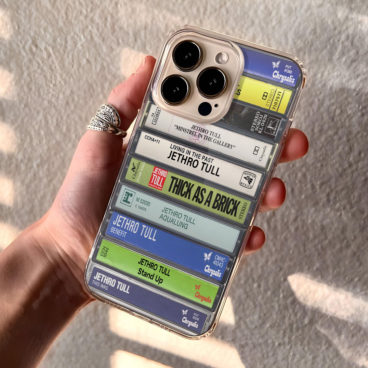 Jethro Tull Albums Cassette Collection Retro Phone Case