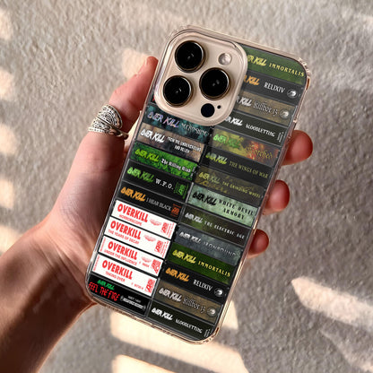 Overkill Albums Cassette Collection Retro Phone Case