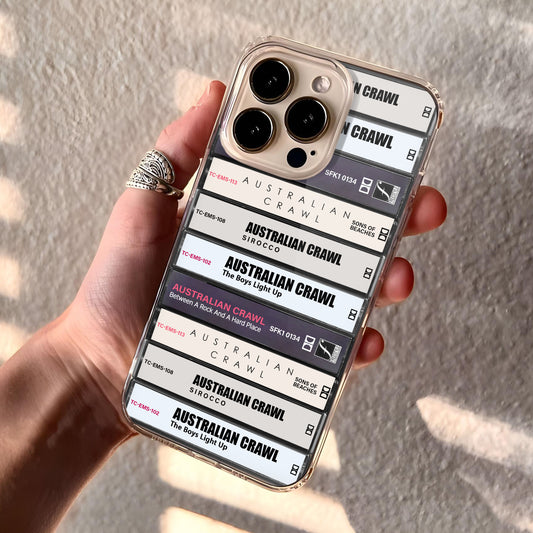Australian Crawl Albums Cassette Collection Retro Phone Case