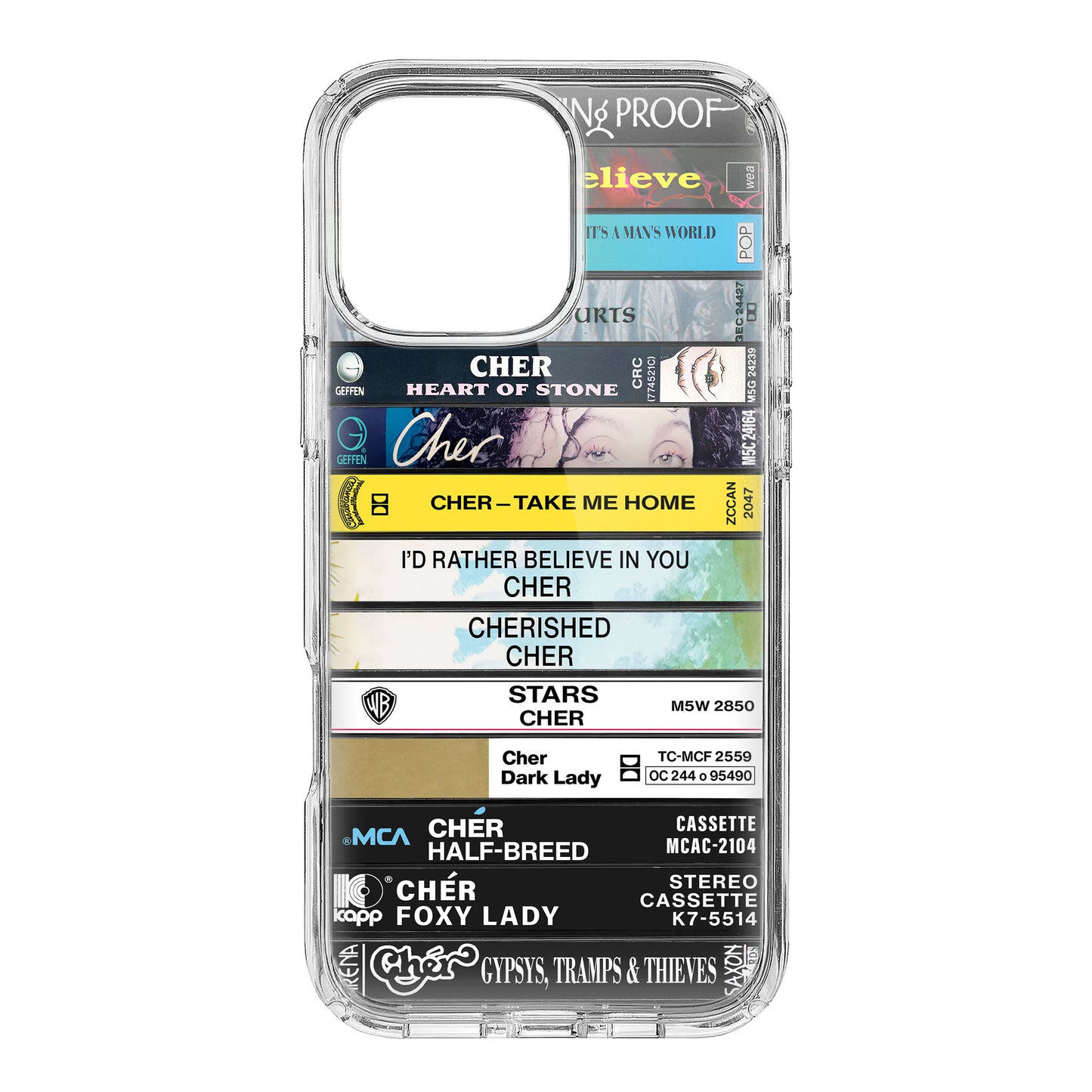 Cher Albums Cassette Collection Retro Phone Case