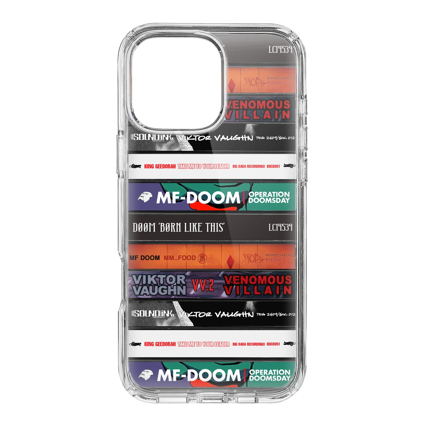 MF Doom Albums Cassette Collection Retro Phone Case