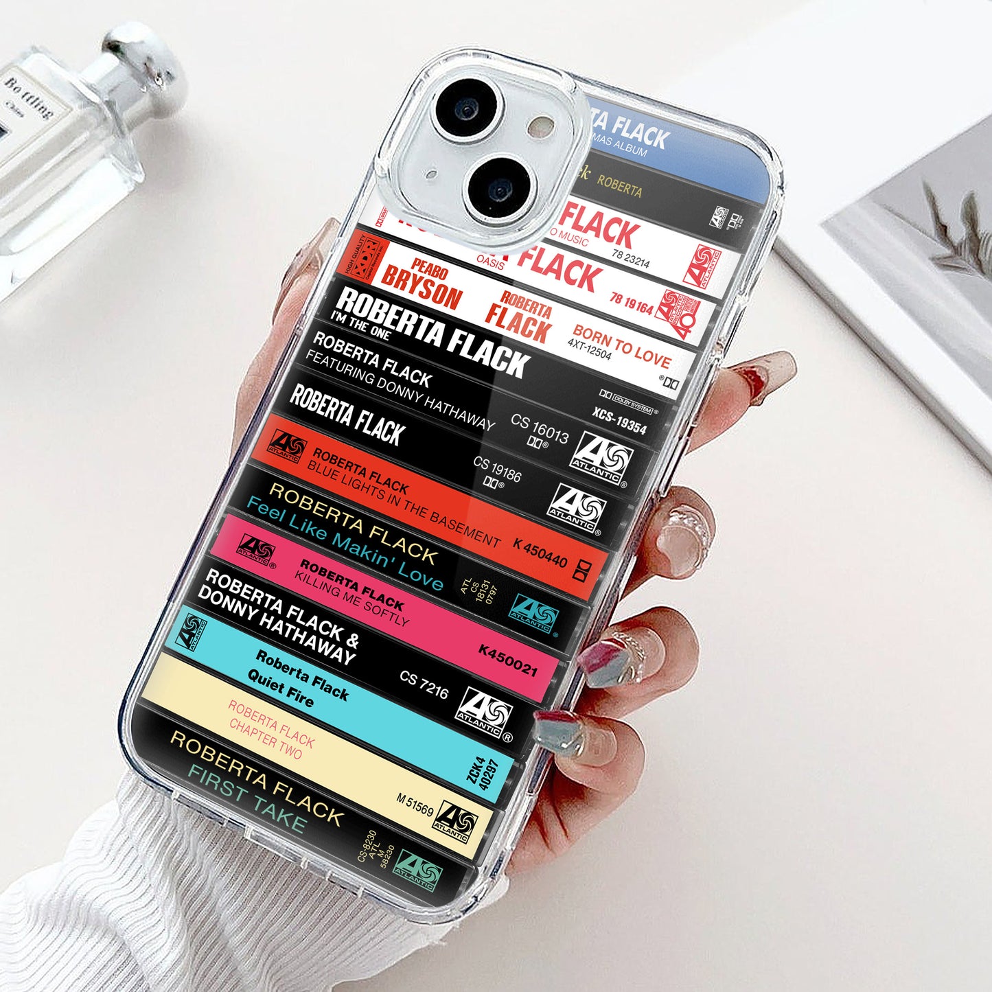 Roberta Flack Albums Cassette Collection Retro Phone Case