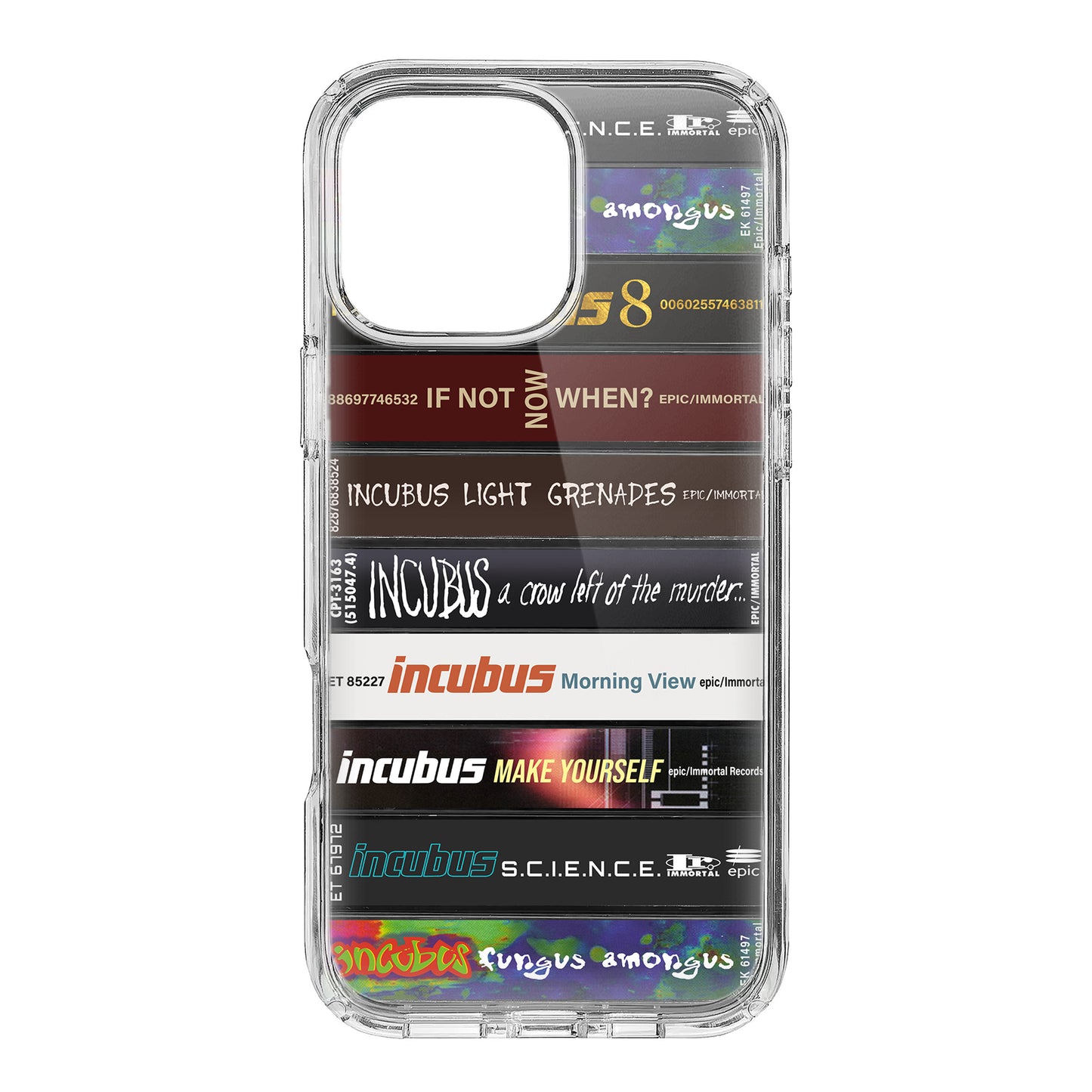 Incubus Albums Cassette Collection Retro Phone Case