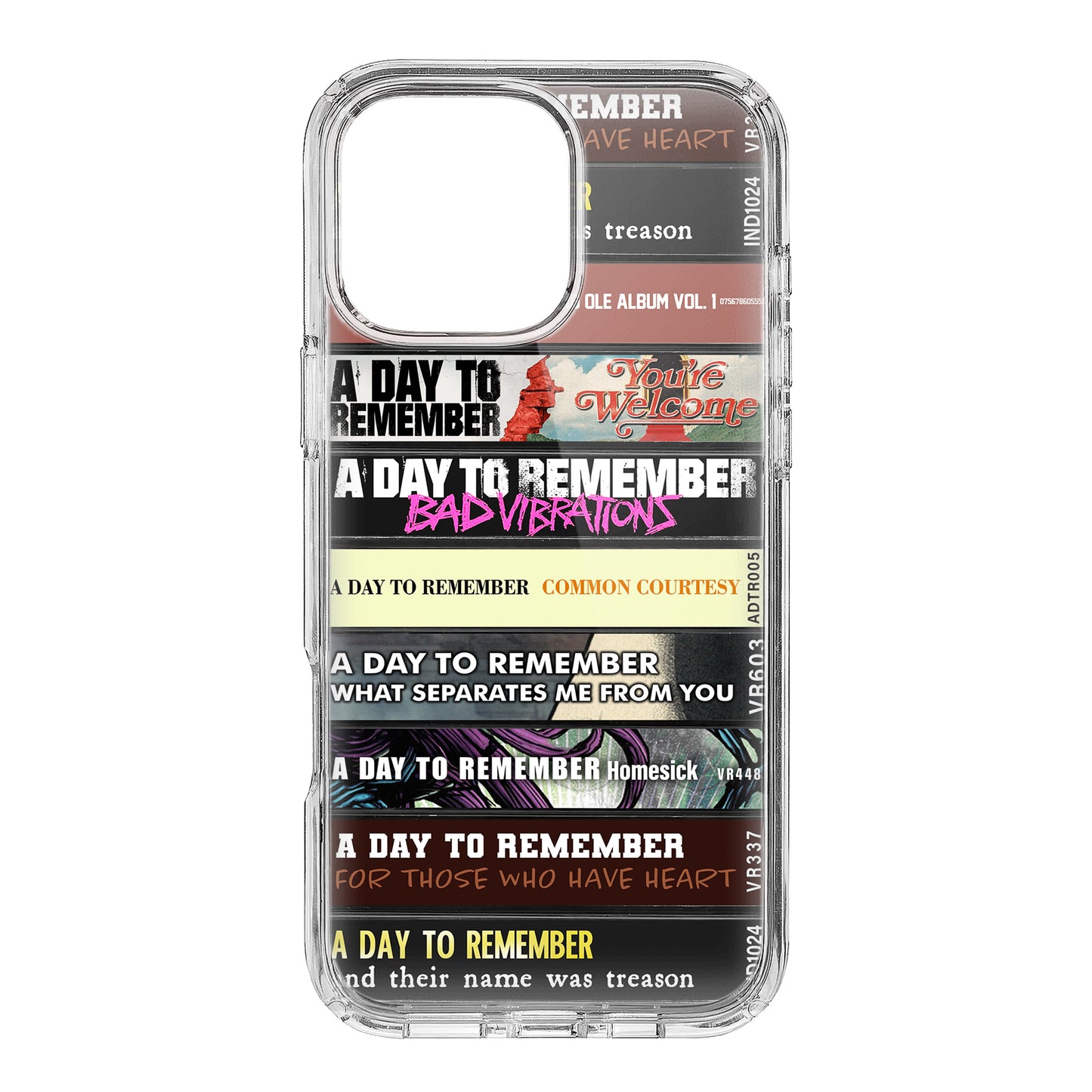 A Day to Remember Albums Cassette Collection Retro Phone Case