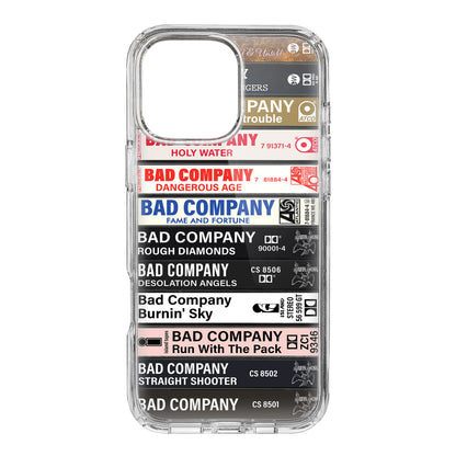 Bad Company Albums Cassette Collection Retro Phone Case