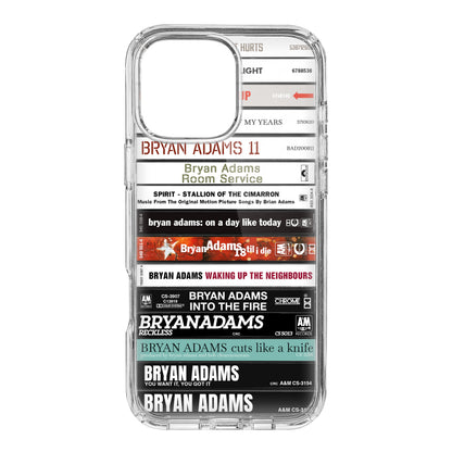 Bryan Adams Albums Cassette Collection Retro Phone Case