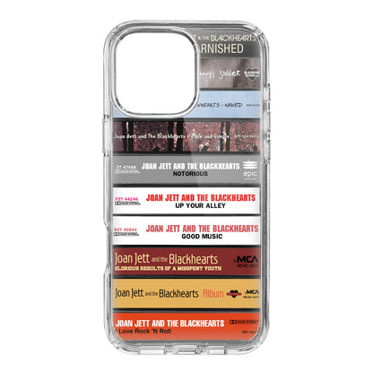 Joan Jett & The Blackhearts Albums Cassette Collection Retro Phone Case