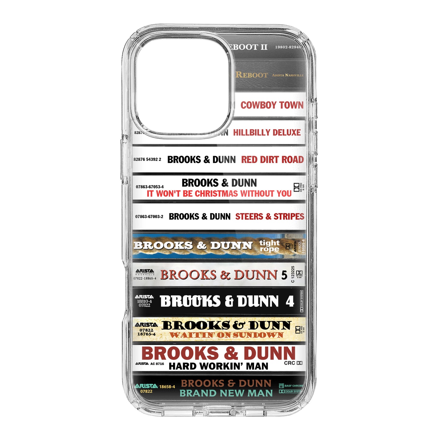 Brooks & Dunn Albums Cassette Collection Retro Phone Case
