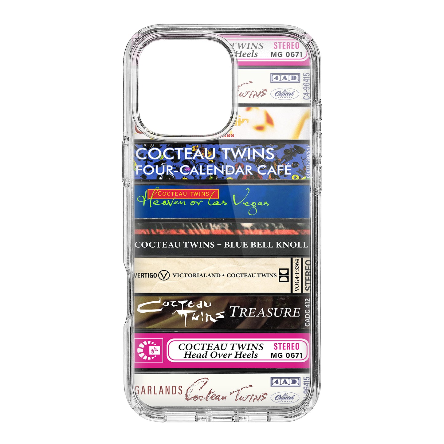 Cocteau Twins Albums Cassette Collection Retro Phone Case