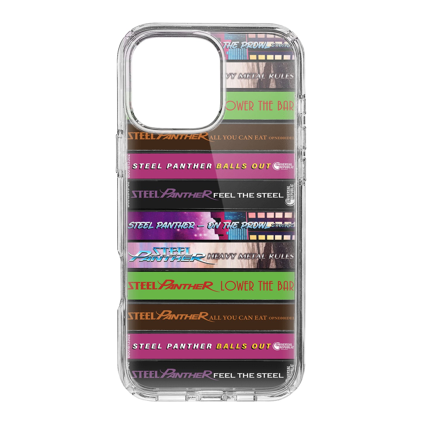 Steel Panther Albums Cassette Collection Retro Phone Case