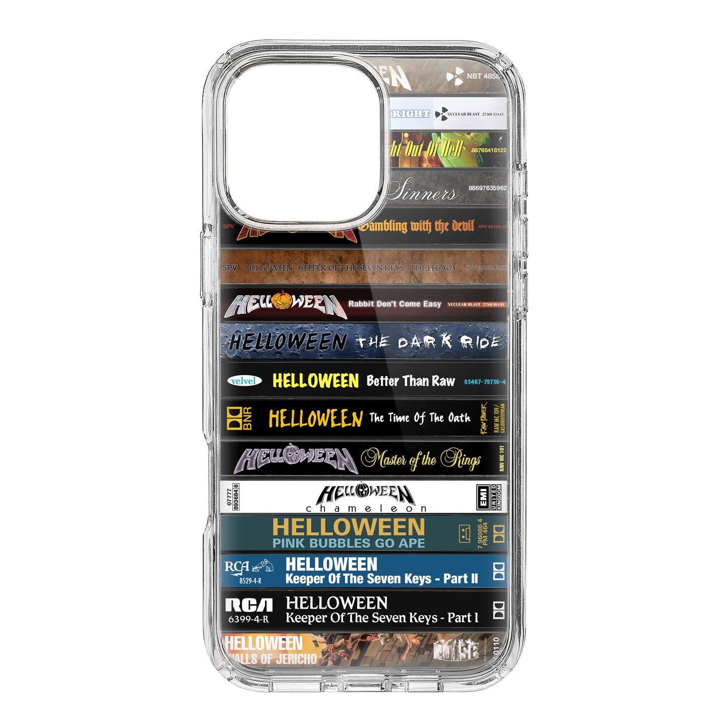 Helloween Albums Cassette Collection Retro Phone Case