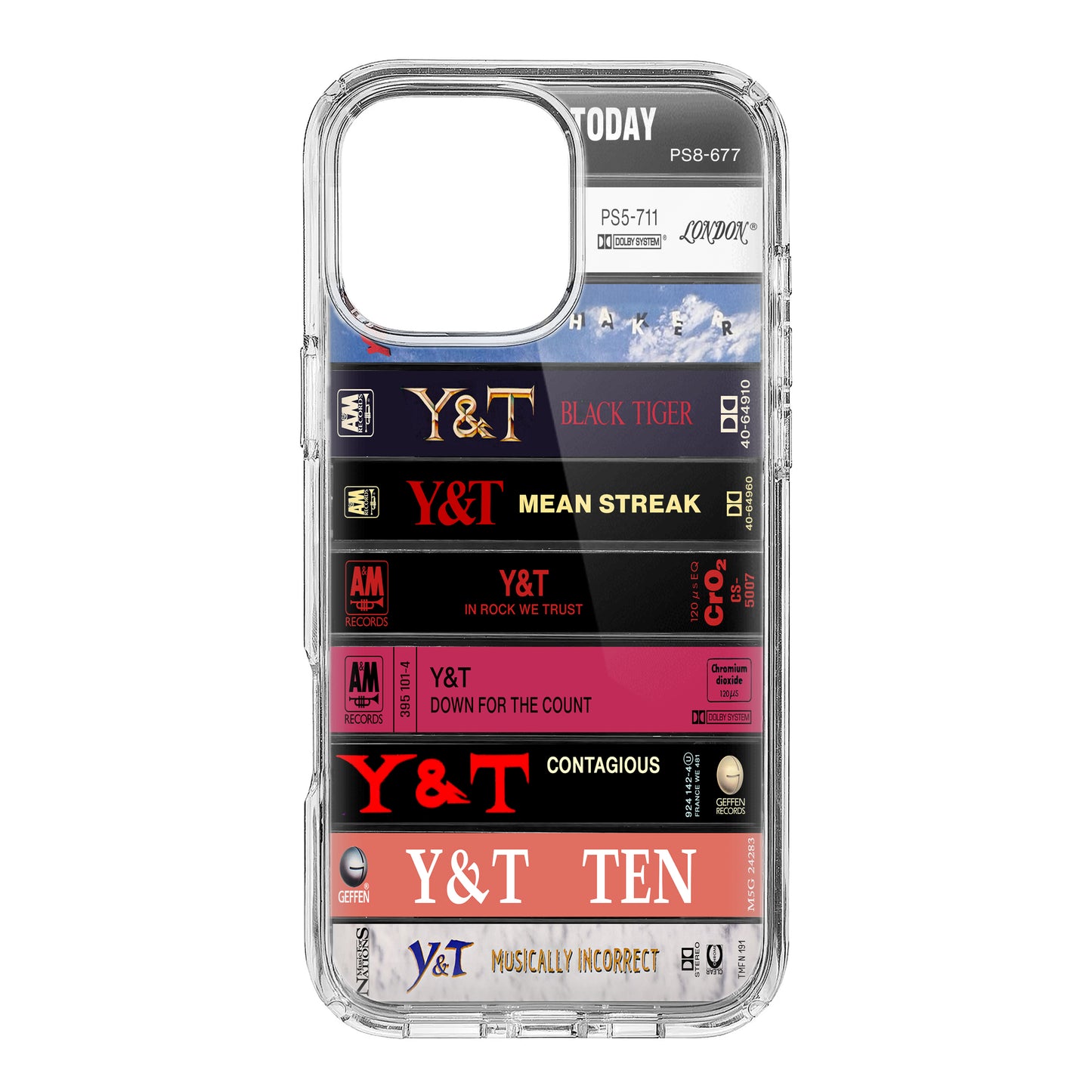 Y&T Albums Cassette Collection Retro Phone Case