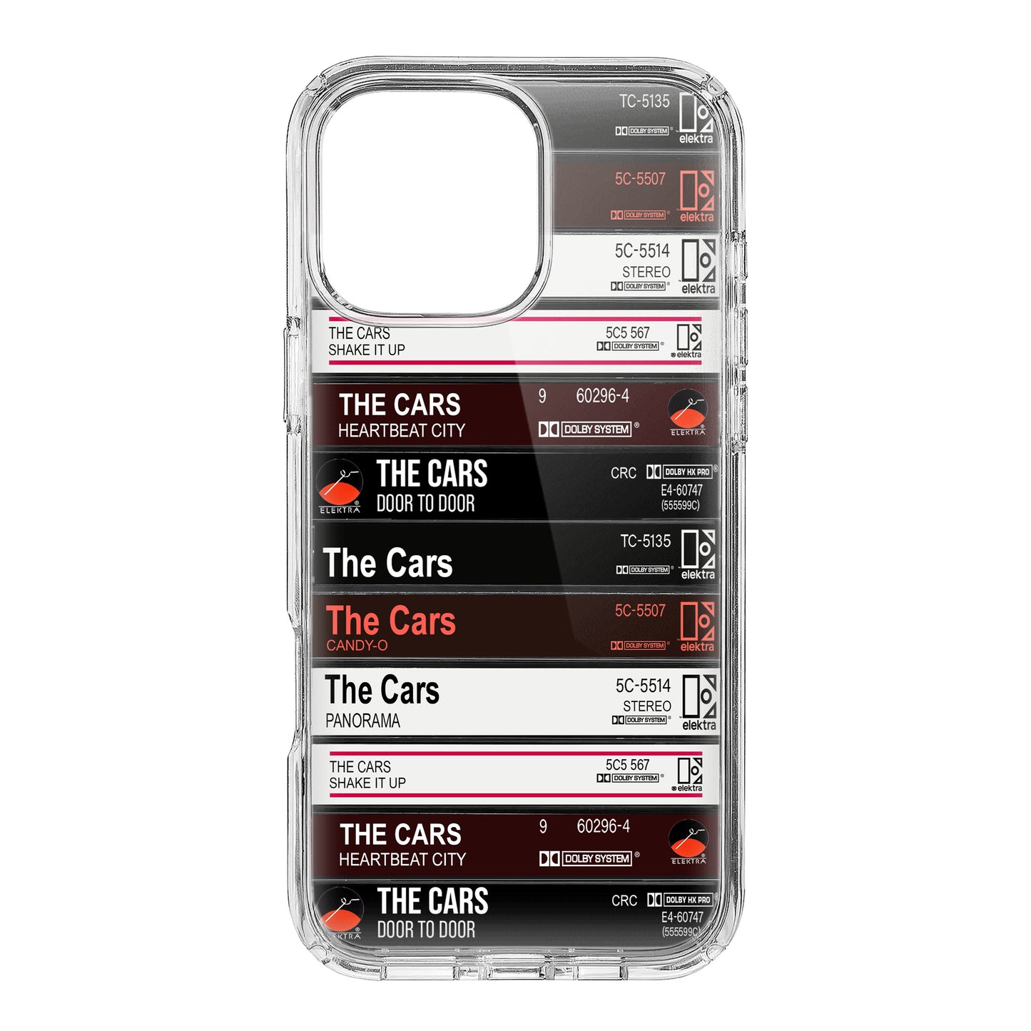 The Cars Albums Cassette Collection Retro Phone Case