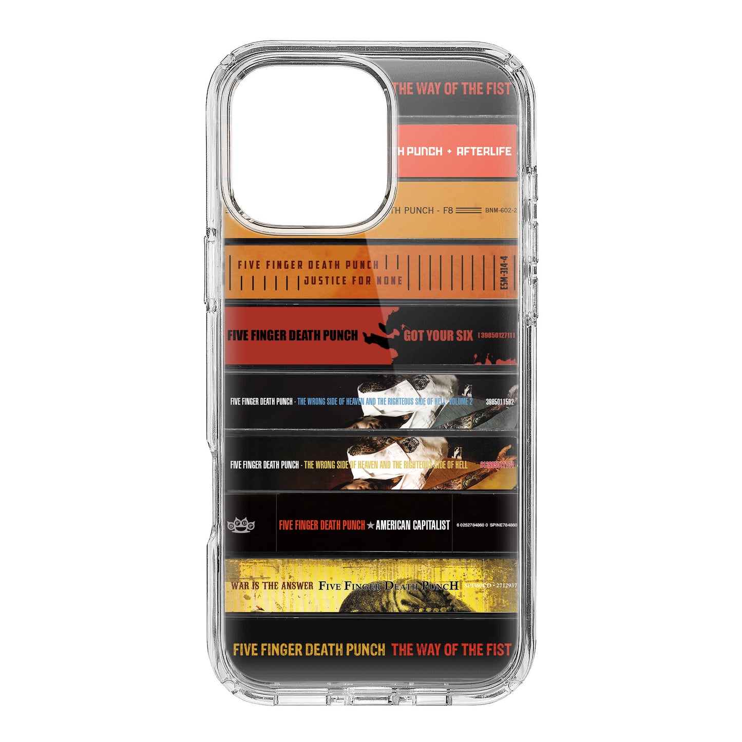 Five Finger Death Punch Albums Cassette Collection Retro Phone Case