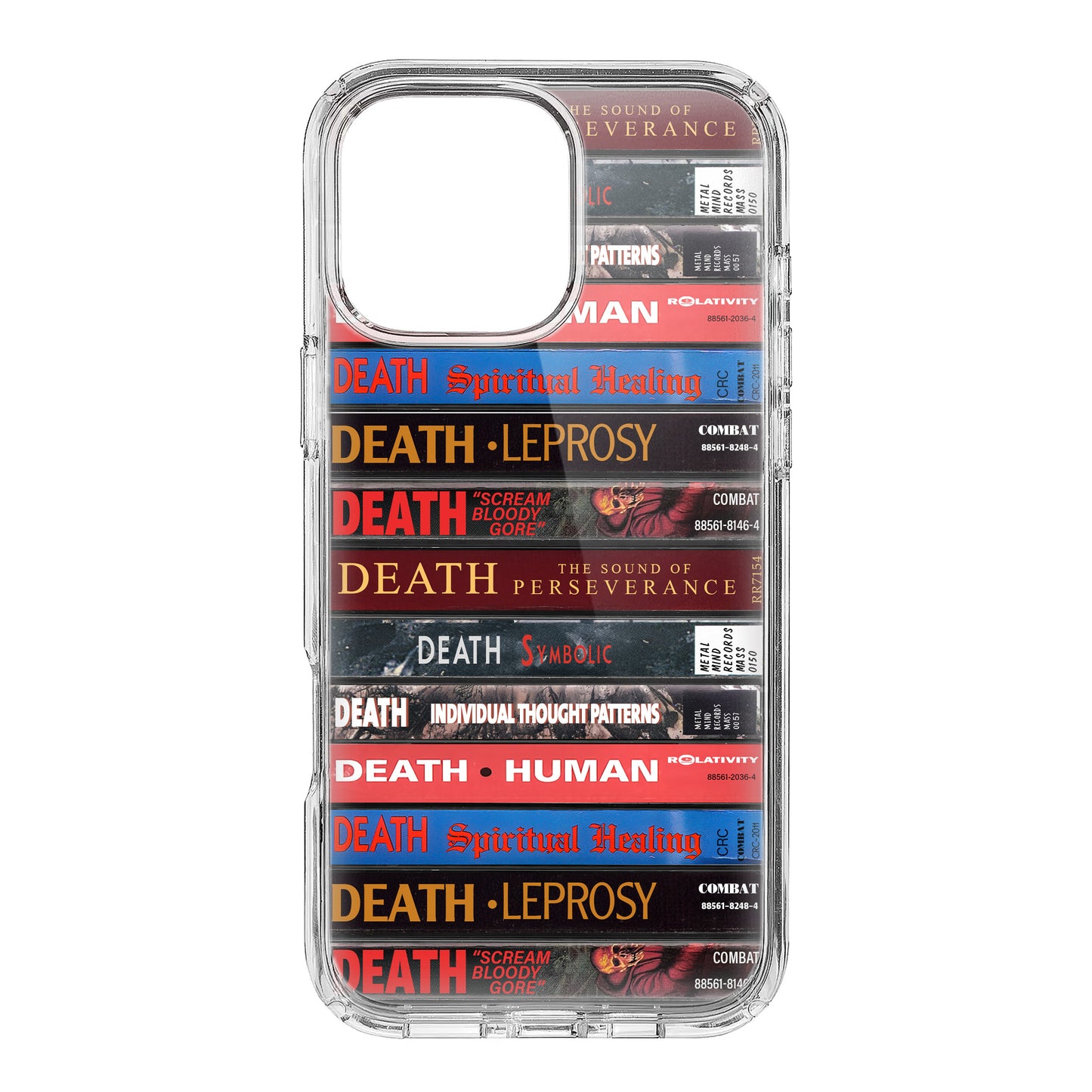 Death Albums Cassette Collection Retro Phone Case