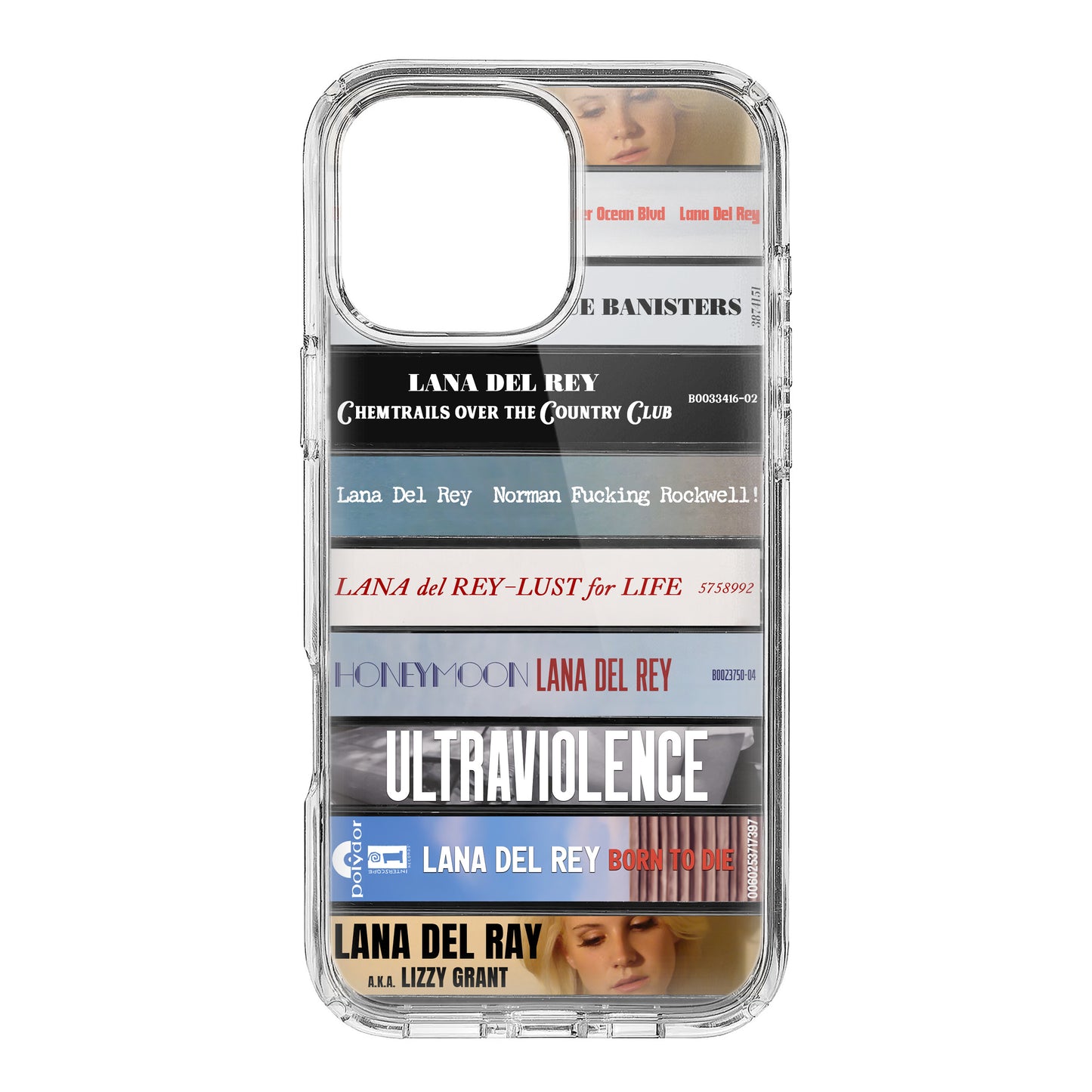 Lana Del Rey Albums Cassette Collection Retro Phone Case