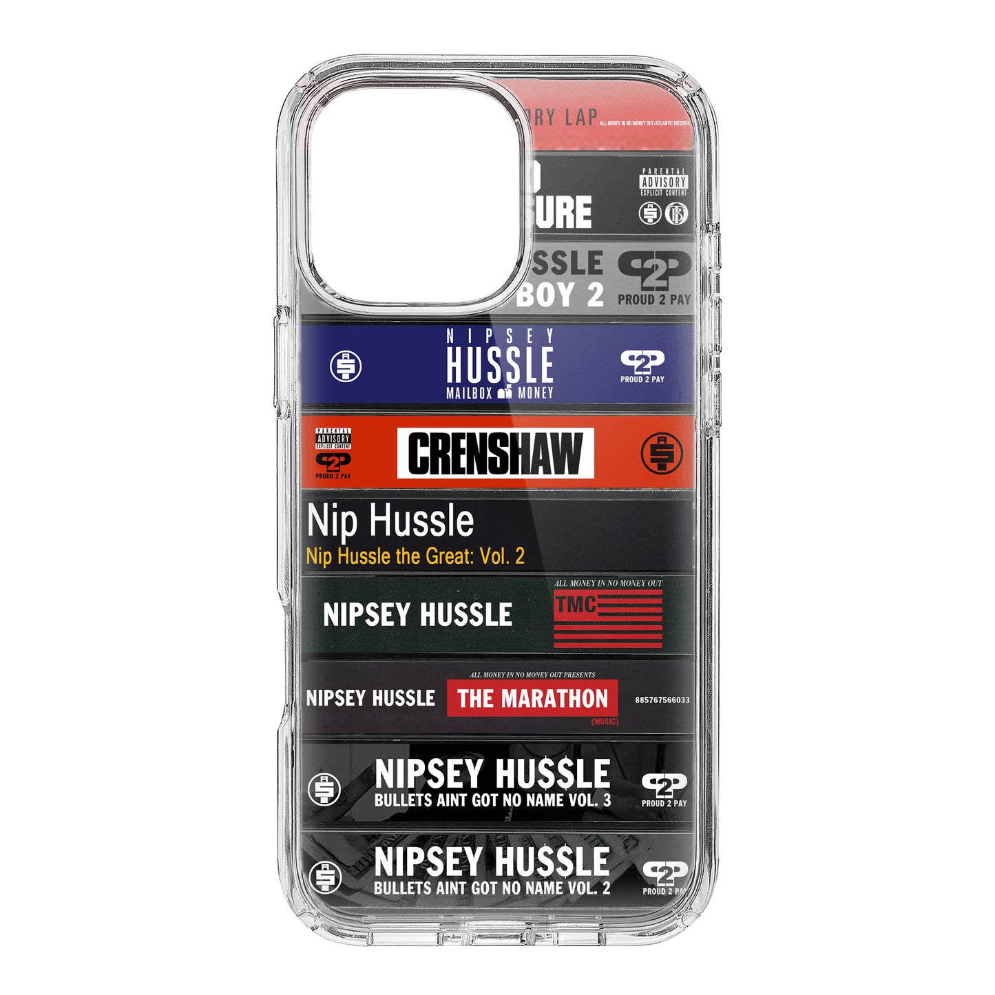 Nipsey Hussle Albums Cassette Collection Retro Phone Case