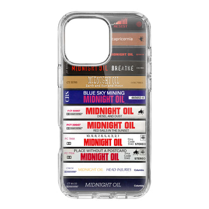 Midnight Oil Albums Cassette Collection Retro Phone Case