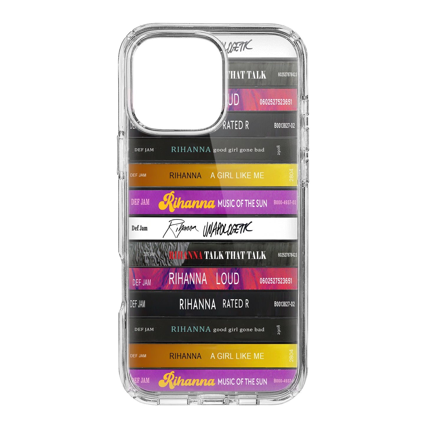 Rihanna Albums Cassette Collection Retro Phone Case