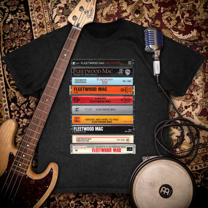 Fleetwood Mac Albums Cassette Retro Collection Premium Unisex T-Shirt
