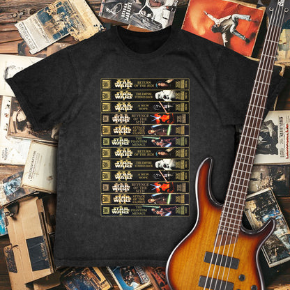 Classic Star Wars VHS Collection Retro Collection Premium Unisex T-Shirt