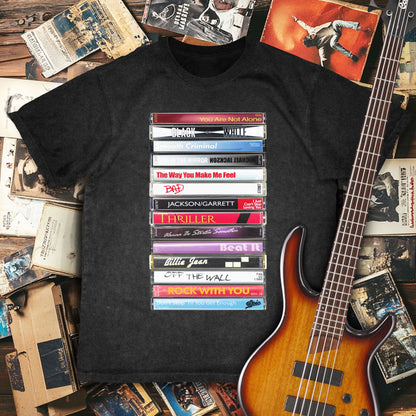 Michael Jackson Albums Cassette Retro Collection Premium Unisex T-Shirt