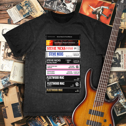 Stevie Nicks Albums Cassette Retro Collection Premium Unisex T-Shirt