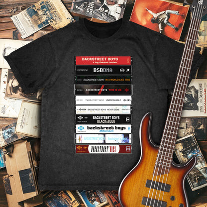 Backstreet Boys Albums Cassette Retro Collection Premium Unisex T-Shirt