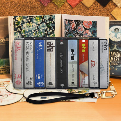 A-ha Albums Cassette Vintage Leather Long Wallet