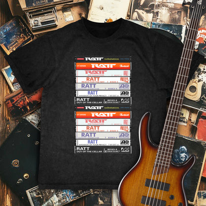 Ratt Albums Cassette Retro Collection Premium Unisex T-Shirt