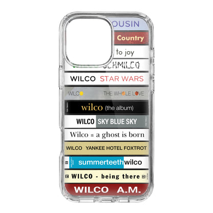 Wilco Albums Cassette Collection Retro Phone Case
