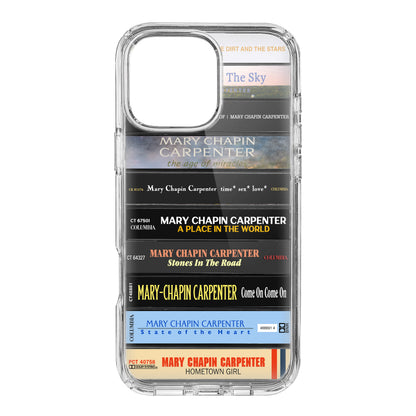 Mary Chapin Carpenter Albums Cassette Collection Retro Phone Case