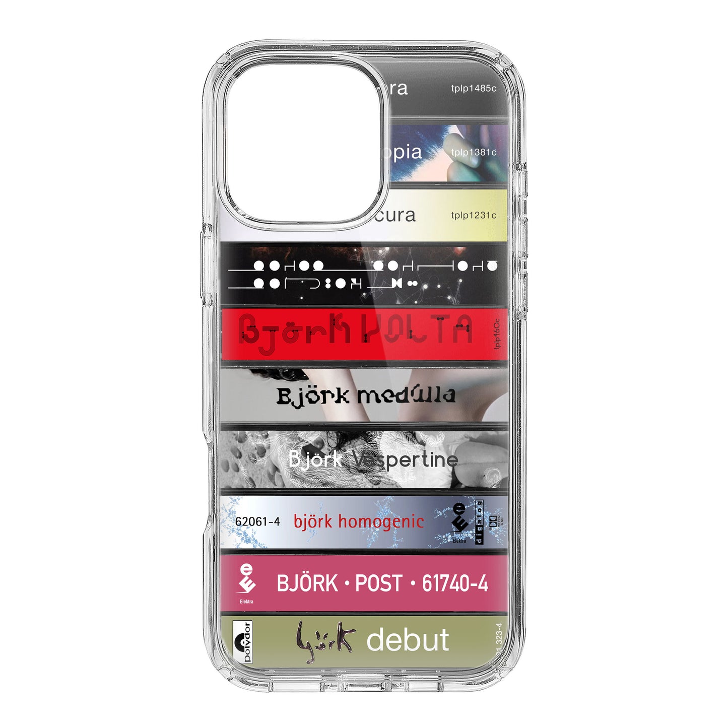 Björk Albums Cassette Collection Retro Phone Case