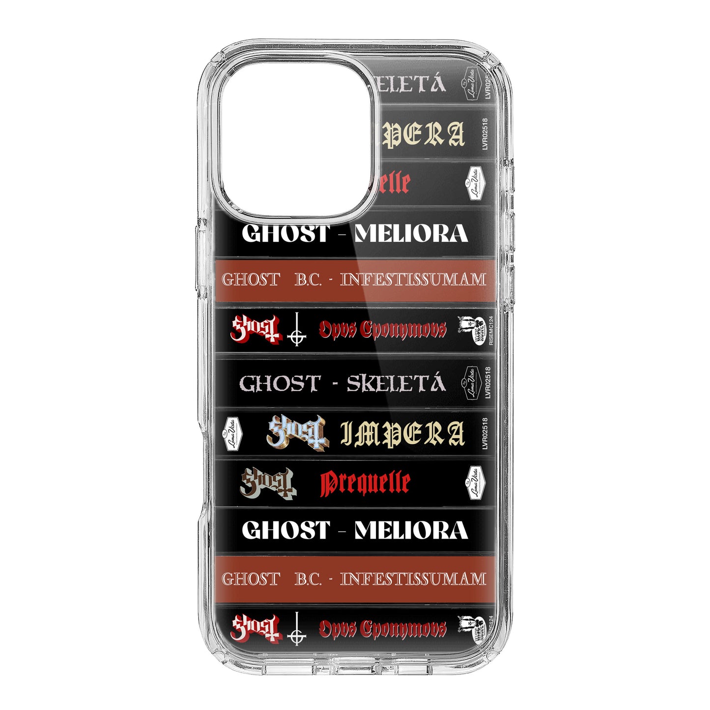 Ghost Albums Cassette Collection Retro Phone Case