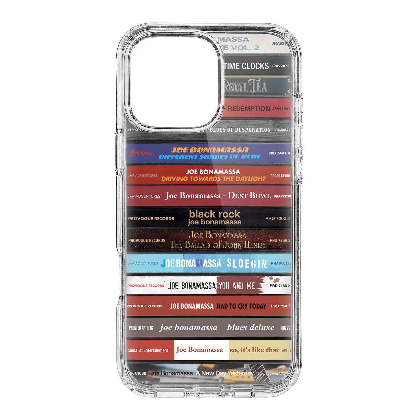 Joe Bonamassa Albums Cassette Collection Retro Phone Case