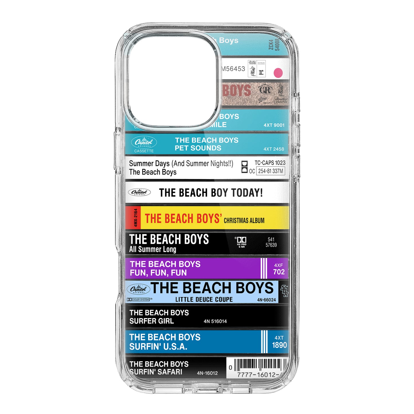 The Beach Boys Albums Cassette Collection Retro Phone Case