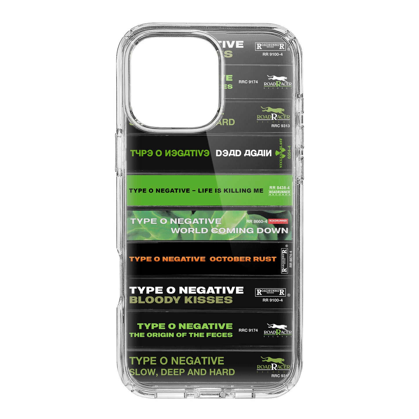 Type O Negative Albums Cassette Collection Retro Phone Case