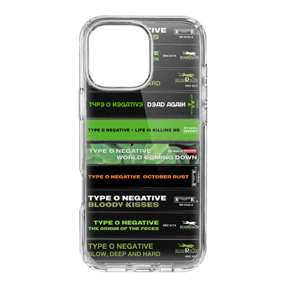Type O Negative Albums Cassette Collection Retro Phone Case