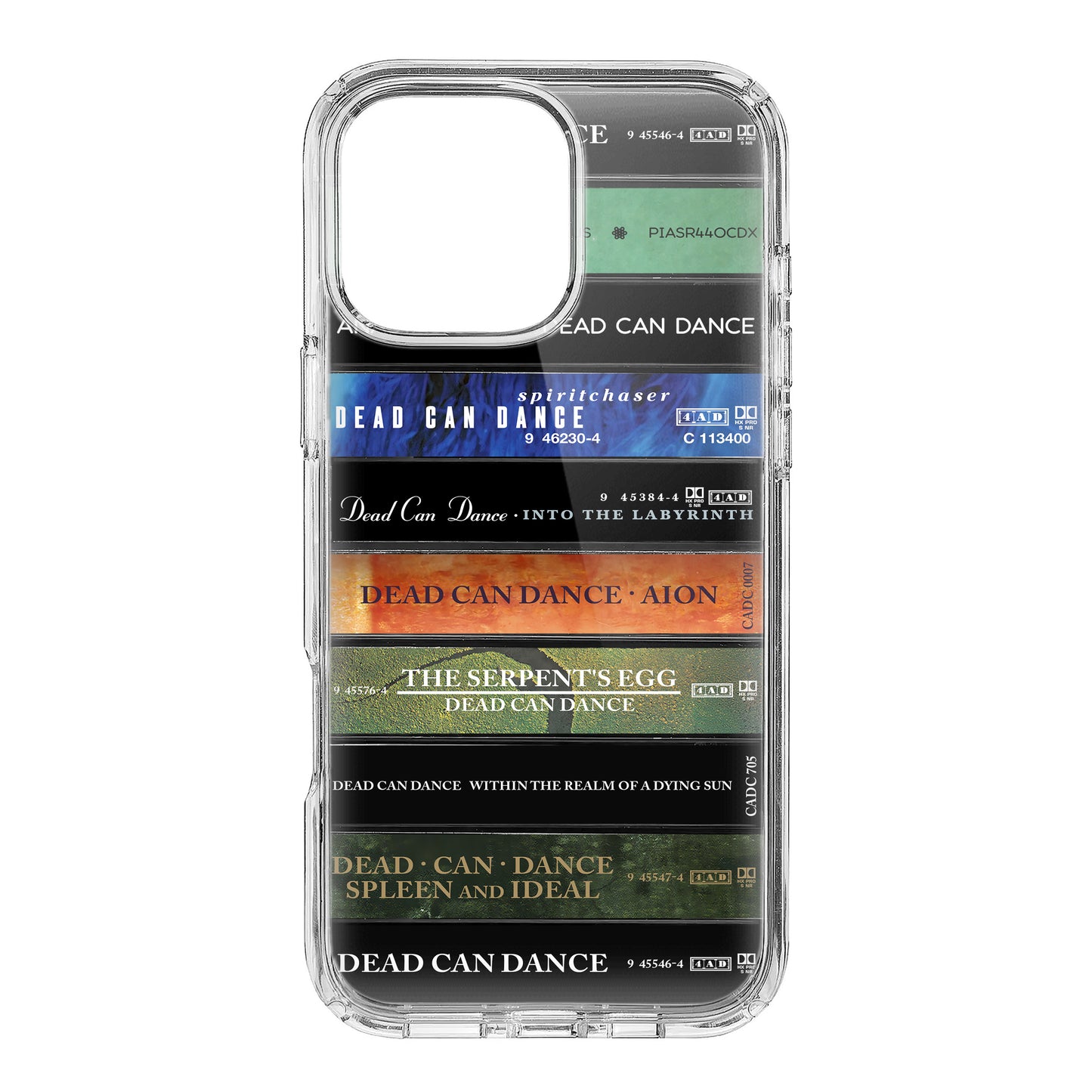 Dead Can Dance Albums Cassette Collection Retro Phone Case