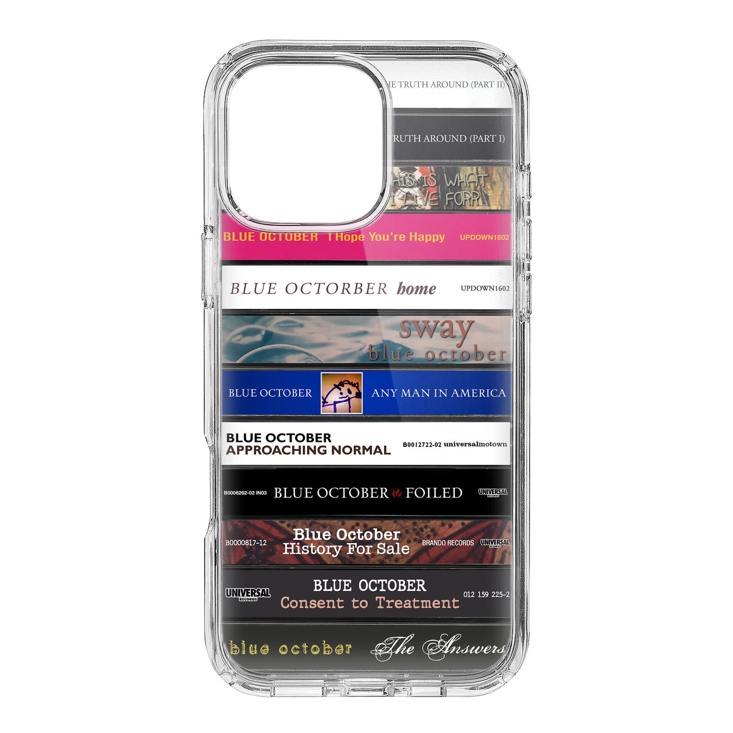 Blue October Albums Cassette Collection Retro Phone Case