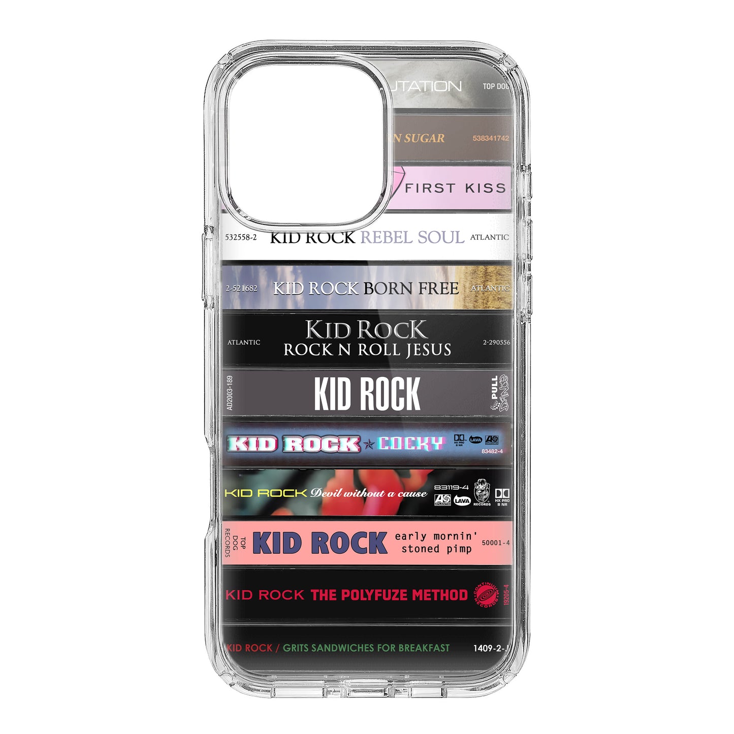 Kid Rock Albums Cassette Collection Retro Phone Case