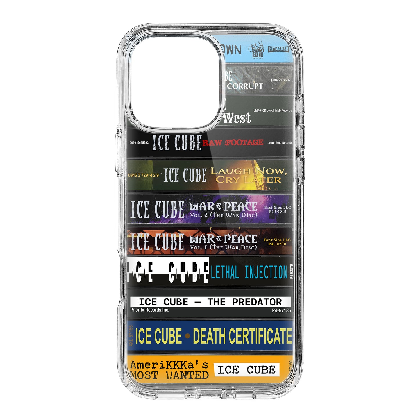 Ice Cube Albums Cassette Collection Retro Phone Case