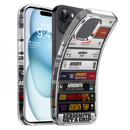 Aerosmith Albums Cassette Collection Retro MagSafe Phone Case